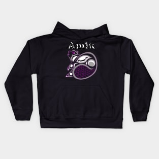 Amik (Beaver) Demisexual Pride Kids Hoodie